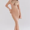 Sereia Sorbet Metallic Knit Maxi Dress