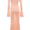 Sereia Sorbet Metallic Knit Maxi Dress