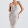 Serelle Antique Ivory Lace Midi Dress