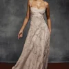 Seren Soft Pink Floral Lace Back Maxi Dress