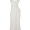 Seren Vintage Cream Floral Lace Back Maxi Dress