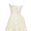 Serenita Vintage Cream Floral Mini Dress