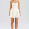 Serenita Vintage Cream Floral Mini Dress