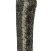 Serina Snake Print Vegan Leather Trousers