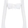 Shira White Puff Sleeve Top