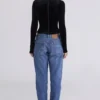 Sierra Black Velvet Deep Plunge Corset Top