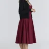 Signature Black Cashmere + Merino Wool Cardigan