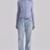 Signature Bluebell Cashmere + Merino Wool Cardigan