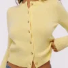 Signature Lemon Cashmere + Merino Wool Cardigan