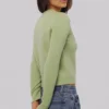 Signature Matcha Cashmere + Merino Wool Cardigan