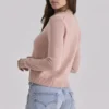 Signature Peach Cashmere + Merino Wool Cardigan