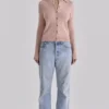 Signature Peach Cashmere + Merino Wool Cardigan