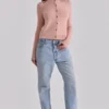 Signature Peach Cashmere + Merino Wool Cardigan