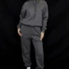 Sky Dark Grey Fleece Back Jogging Trousers