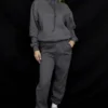 Sky Dark Grey Fleece Back Jogging Trousers