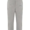 Sky Light Grey Fleece Back Jogging Trousers