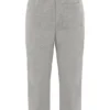 Sky Light Grey Fleece Back Jogging Trousers