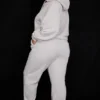 Sky Light Grey Fleece Back Jogging Trousers