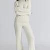 Skye Ivory Merino Wool Roll Neck Sweater