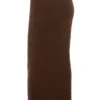 Sloane Chocolate Soft Cotton Boucle Maxi Skirt