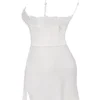 Soraya Ivory Satin Slip Dress