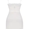 Soraya Ivory Satin Slip Dress
