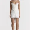 Soraya Ivory Satin Slip Dress