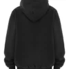 Storm Ink Cotton Fleece-Back Zip Through Hoodie