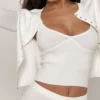 Summer White Dainty Knit Top