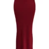 Sydel Ruby Satin Bias Cut Maxi Skirt