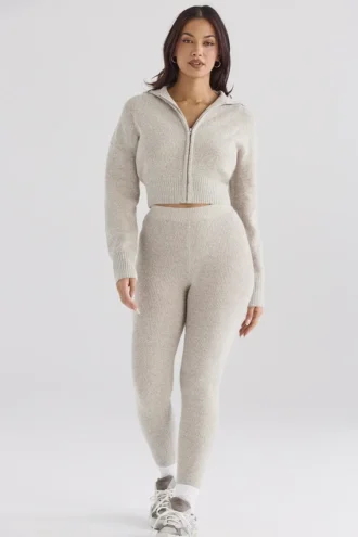 Sydney Opal Ribbed Knit Leggings