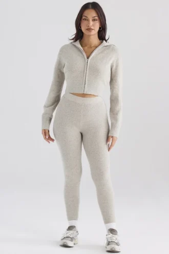 Sydney Opal Ribbed Knit Leggings