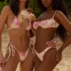 Capri Floral Print High Leg Bikini Bottom