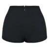 Tahni Black High Waisted Shorts