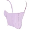 Tamsin Orchid Satin Corset