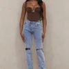 Tate Blue Vintage Fit Antique Wash Jeans