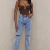Tate Blue Vintage Fit Antique Wash Jeans