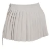 Tatum Stone Pleated Wrap Mini Skirt