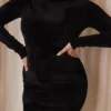 Taya Charcoal Chenille Mini Dress