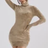Taya Fawn Chenille Mini Dress
