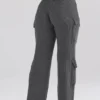 Tea Charcoal Knitted Utility Trousers