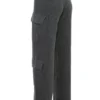 Tea Charcoal Knitted Utility Trousers