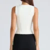 The Balconette Ivory Fitted Corset Top