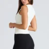 The Balconette Ivory Fitted Corset Top