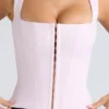 The Balconette Pink Fitted Corset Top