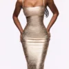 The Body Champagne Bandage Maxi Dress – Limited Edition