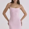The Body Pink Bandage Mini Dress