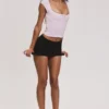 The Cap Sleeve Pink Corset Top
