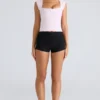 The Cap Sleeve Pink Corset Top