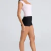 The Cap Sleeve Pink Corset Top